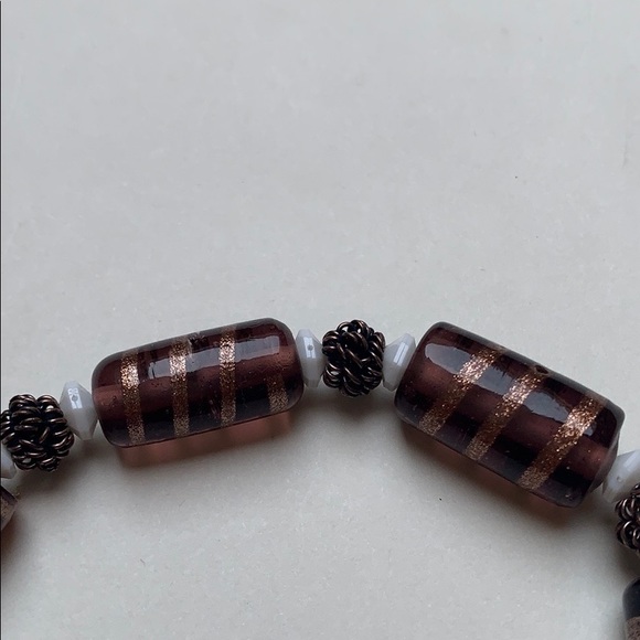 Ankle bracelet, Fall bracelet, Brown bracelet - Picture 3 of 3